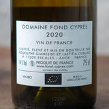 Fond Cyprès - Le Blanc des Garennes - Blanc - 2020 - 75cl